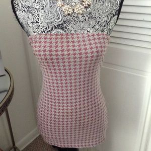 Y2K PLAID TUBE TOP S